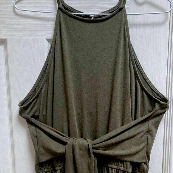 Cute Zesica High Neck Halter Romper Shorts - Picture 5 of 14